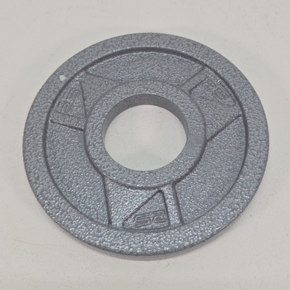 Cast Iron Olympic 2.5lb Grip Plates for Strength Training and Weightlifting